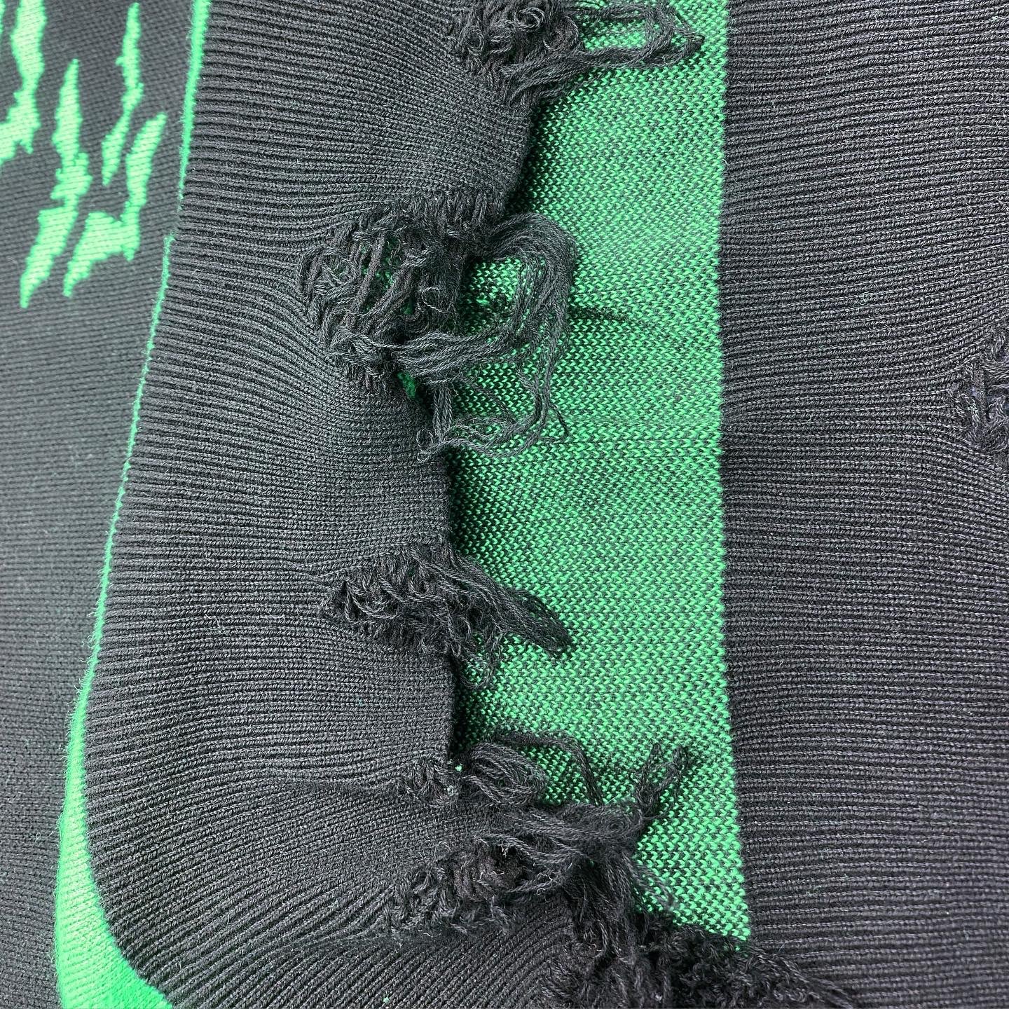 “gifted graveyard” knit sweater (green)