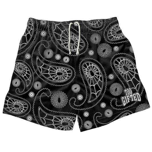 “webdana” mesh shorts (black)