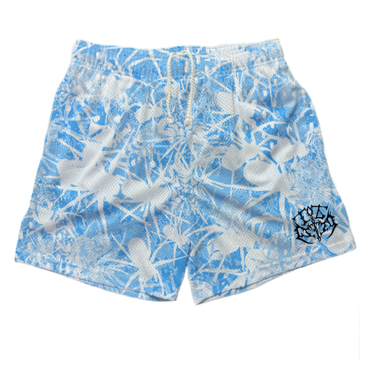 “real-web” mesh shorts (blue)