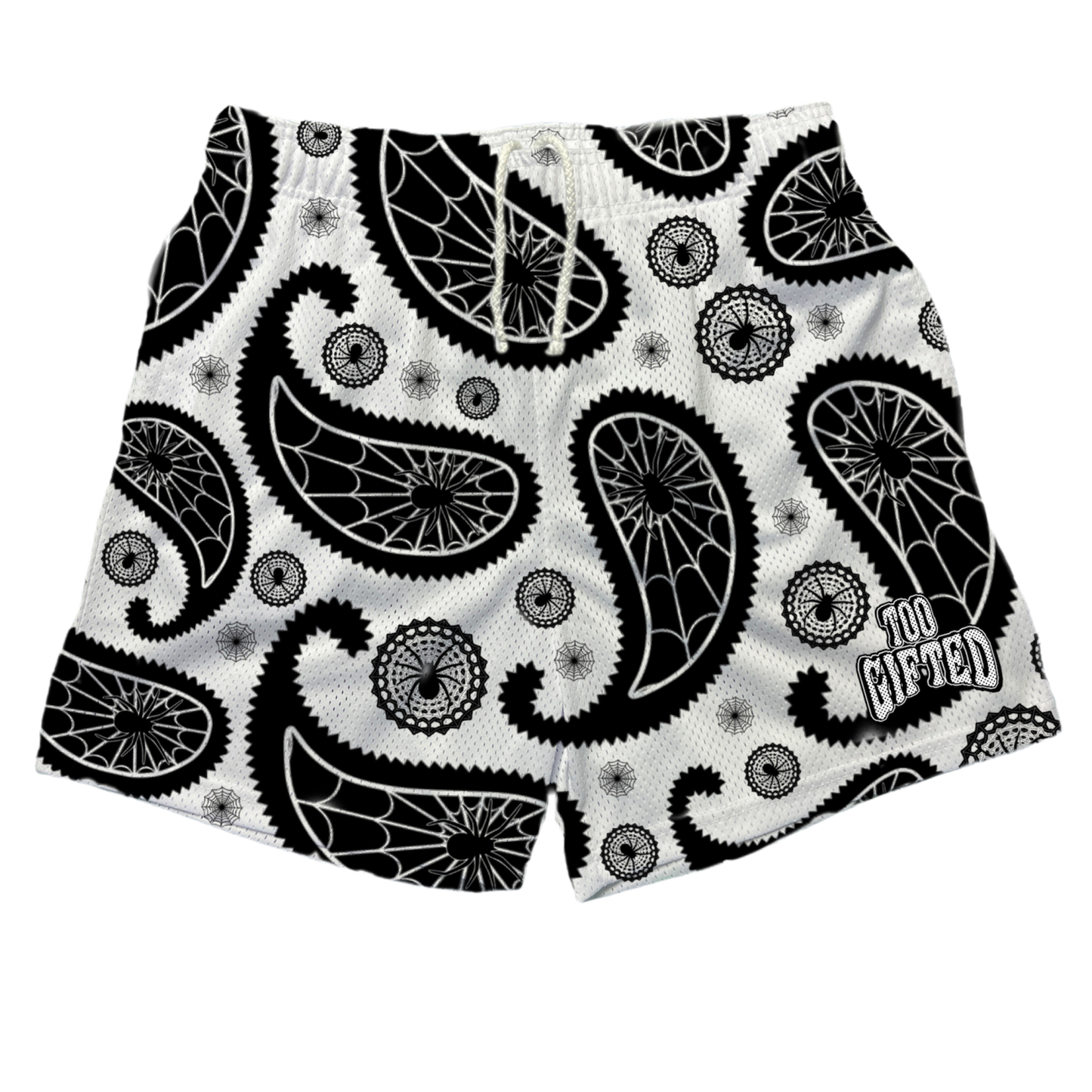 “webdana” mesh shorts (white)
