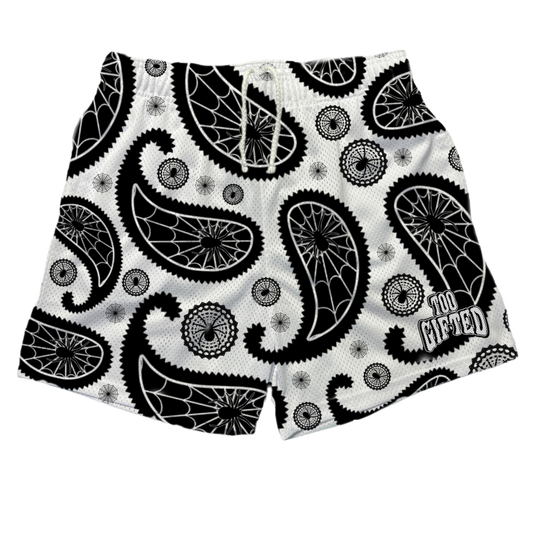 “webdana” mesh shorts (white)